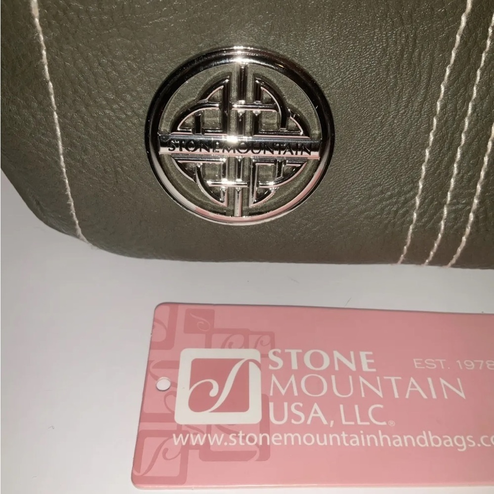 Stone Mountain USA Crossbody Purse Olive/Brown/Bone - Picture 3 of 14